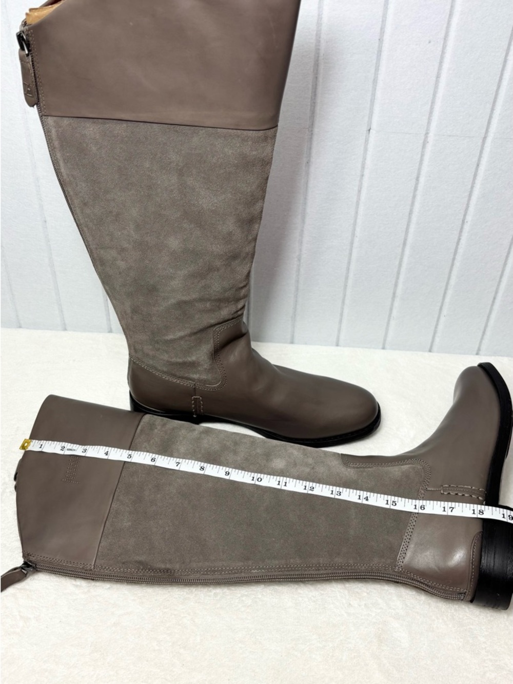 Franco Sarto L-MEYER2 GRAY‎ Knee-High Boots Size 10 M - Picture 11 of 15